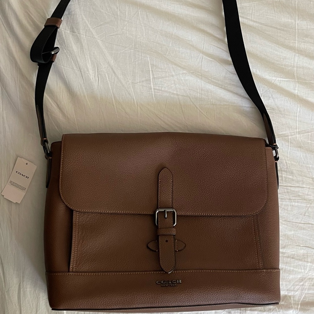 Coach Leather Hudson messenger bag